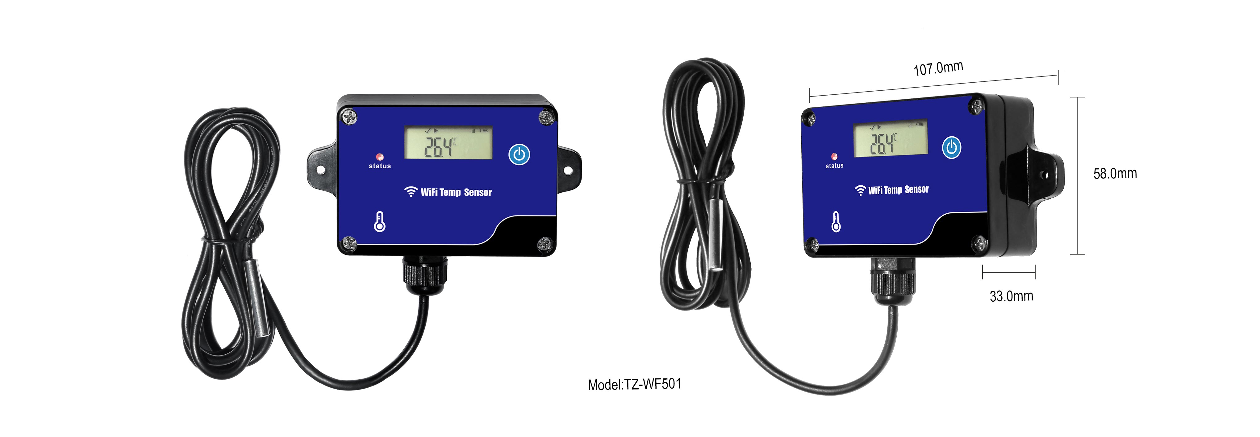 Tzone WiFi501 WiFi Temperature and Humidity Data Logger Wirelesss Remote  Monitor - China WiFi Temperature Sensor, Temperature Data Logger